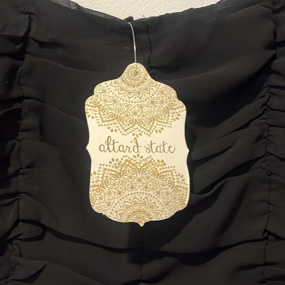 Altars state long sleeve black mini dress - Picture 4 of 5